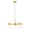 Z-Lite Artemis Chandelier, 10-Light, 25 In.W x 12.75 In.H, Modern Gold/Matte Opal 494-10MGLD - alternate 7